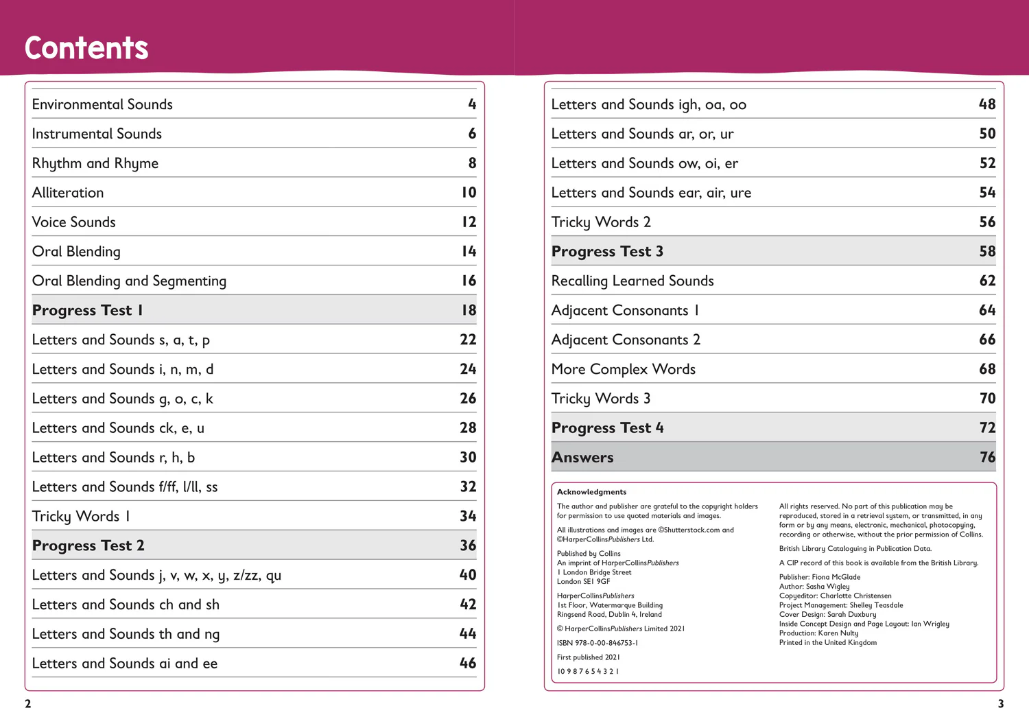Collins Early Years Practice - Reception Phonics Targeted Practice Workbook: Covers Letters and Sounds Phases 1 – 4 - Image 2