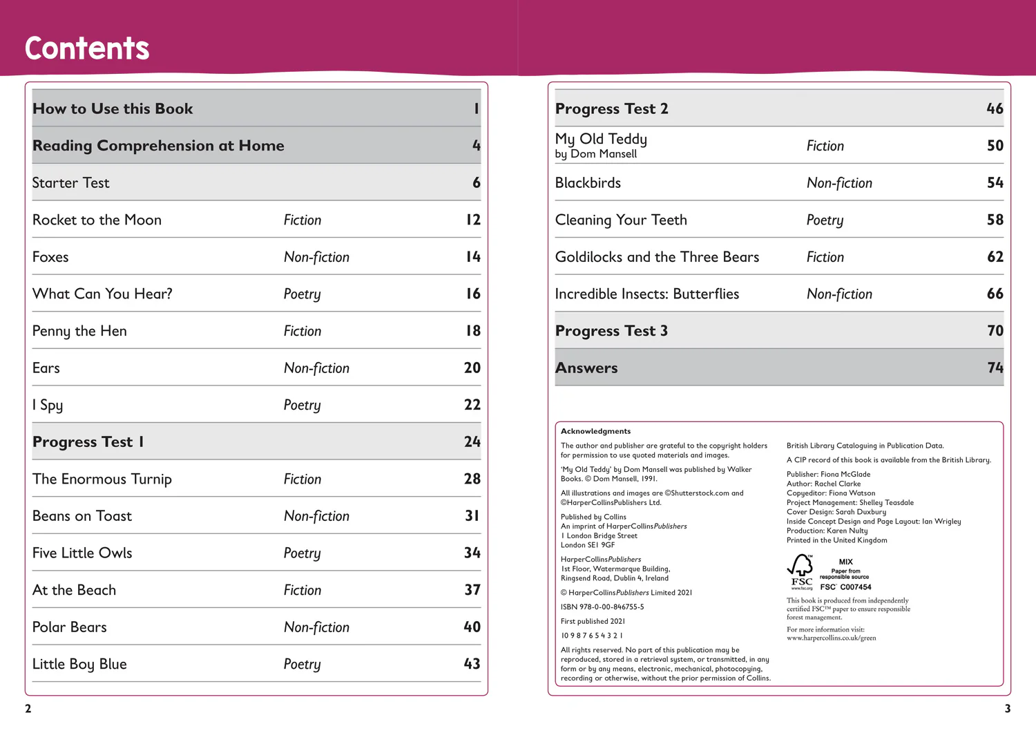 Collins KS1 Practice - Year 1 Reading Comprehension Targeted Practice Workbook: Ideal for use at home - Image 2