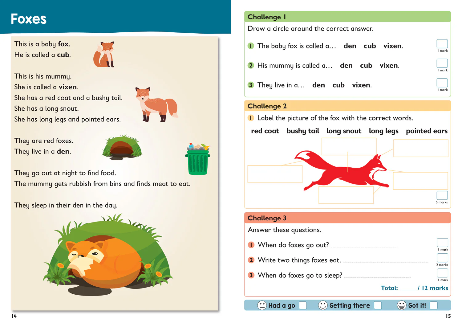 Collins KS1 Practice - Year 1 Reading Comprehension Targeted Practice Workbook: Ideal for use at home - Image 3