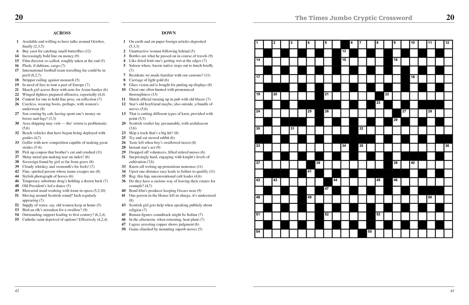 The Times Crosswords - The Times Jumbo Cryptic Crossword Book 20: The world’s most challenging cryptic crossword - Image 2