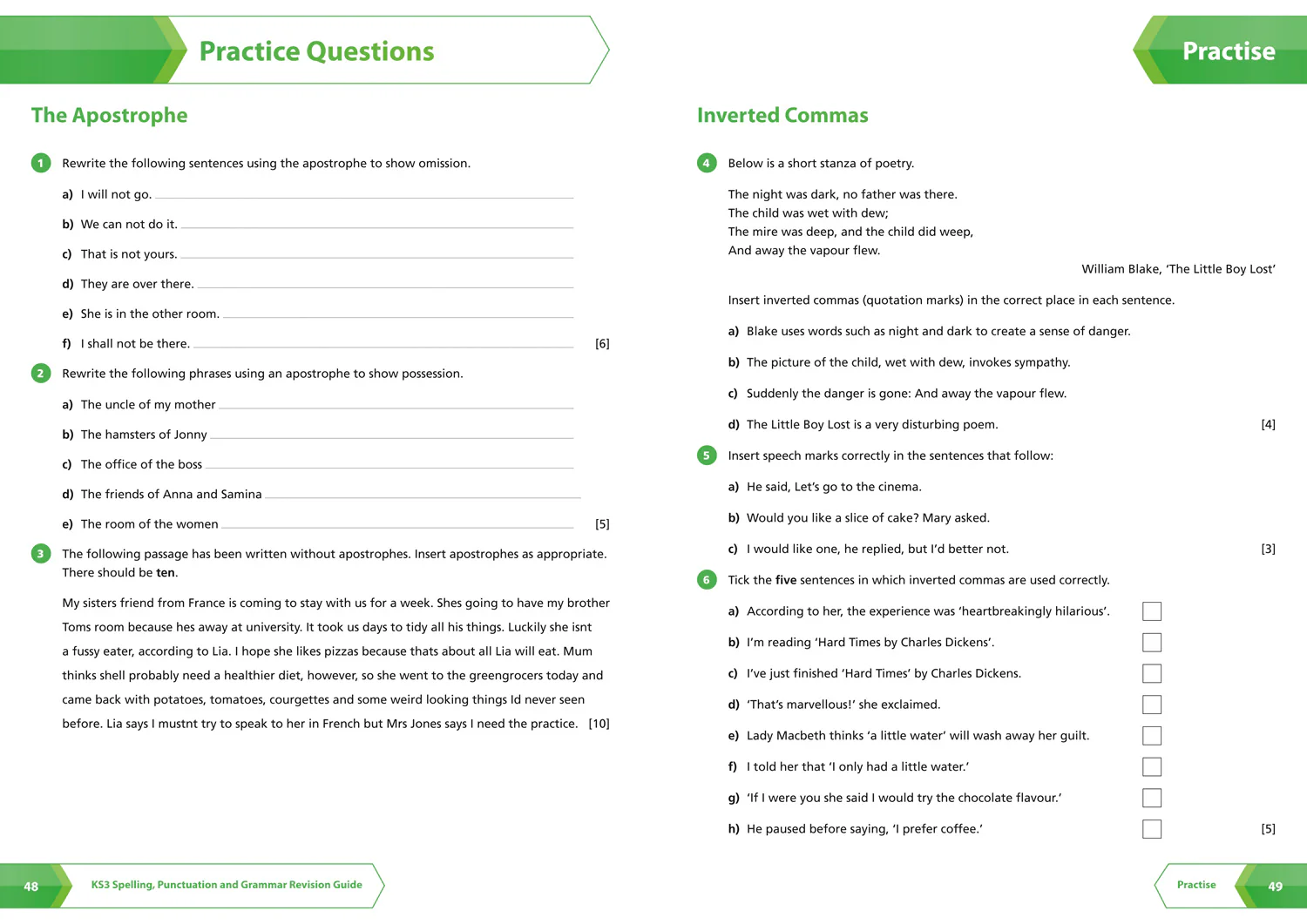 Collins KS3 Revision - KS3 Spelling, Punctuation and Grammar All-in-One Complete Revision and Practice: Ideal for Years 7, 8 and 9 - Image 4