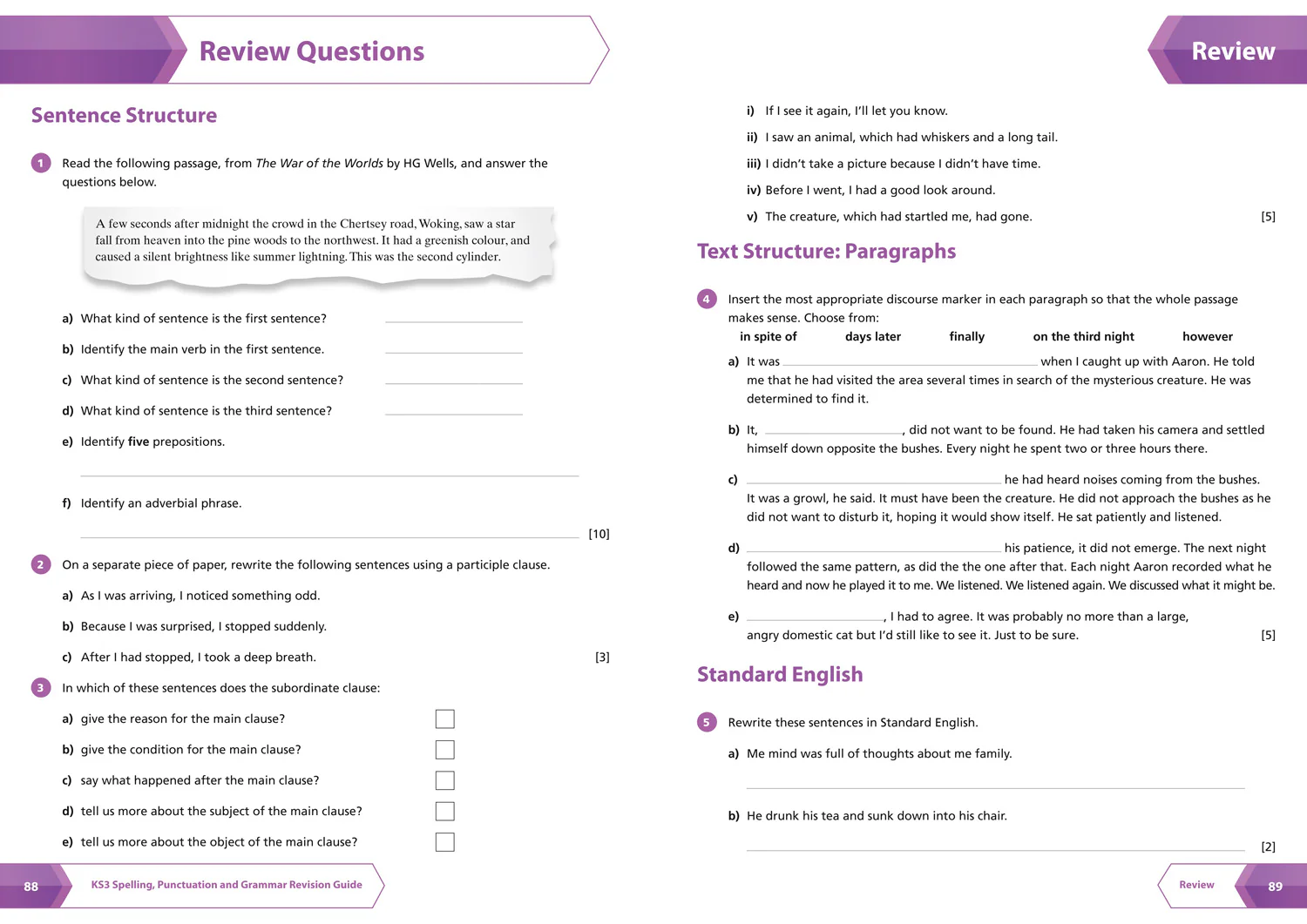 Collins KS3 Revision - KS3 Spelling, Punctuation and Grammar All-in-One Complete Revision and Practice: Ideal for Years 7, 8 and 9 - Image 5