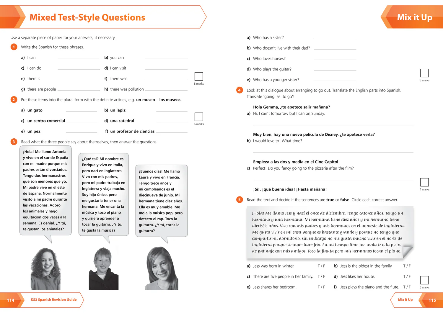 Collins KS3 Revision - KS3 Spanish All-in-One Complete Revision and Practice: Ideal for Years 7, 8 and 9 - Image 6