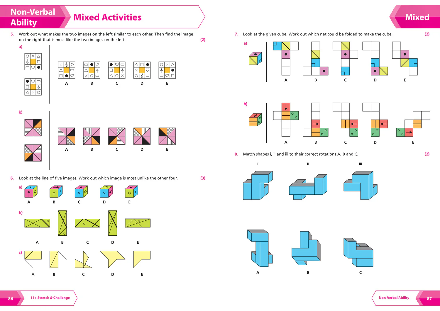 Collins 11+ - 11+ Stretch and Challenge Activities and Tests: For the 2026 CEM Tests - Image 5