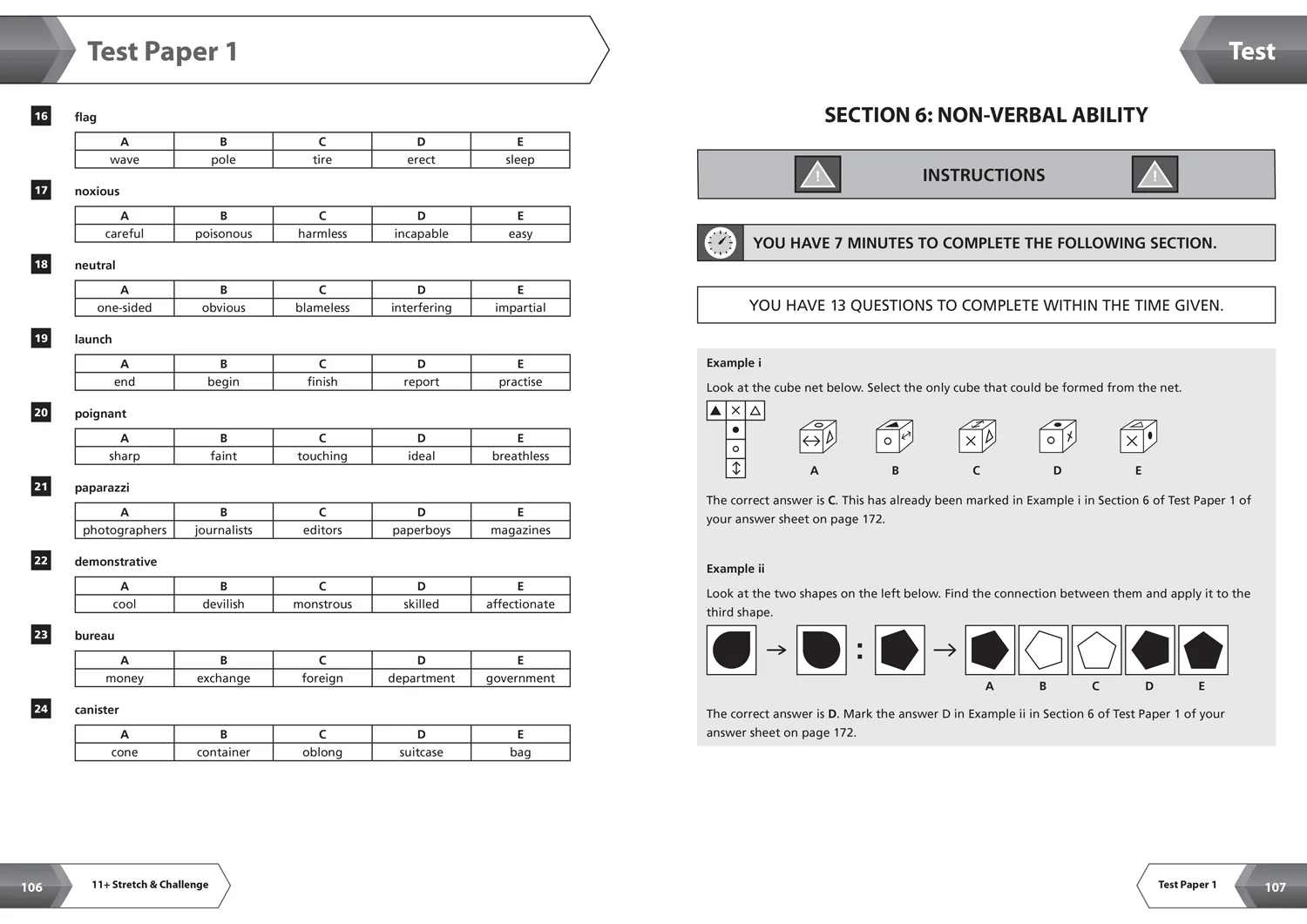 Collins 11+ - 11+ Stretch and Challenge Activities and Tests: For the 2026 CEM Tests - Image 6