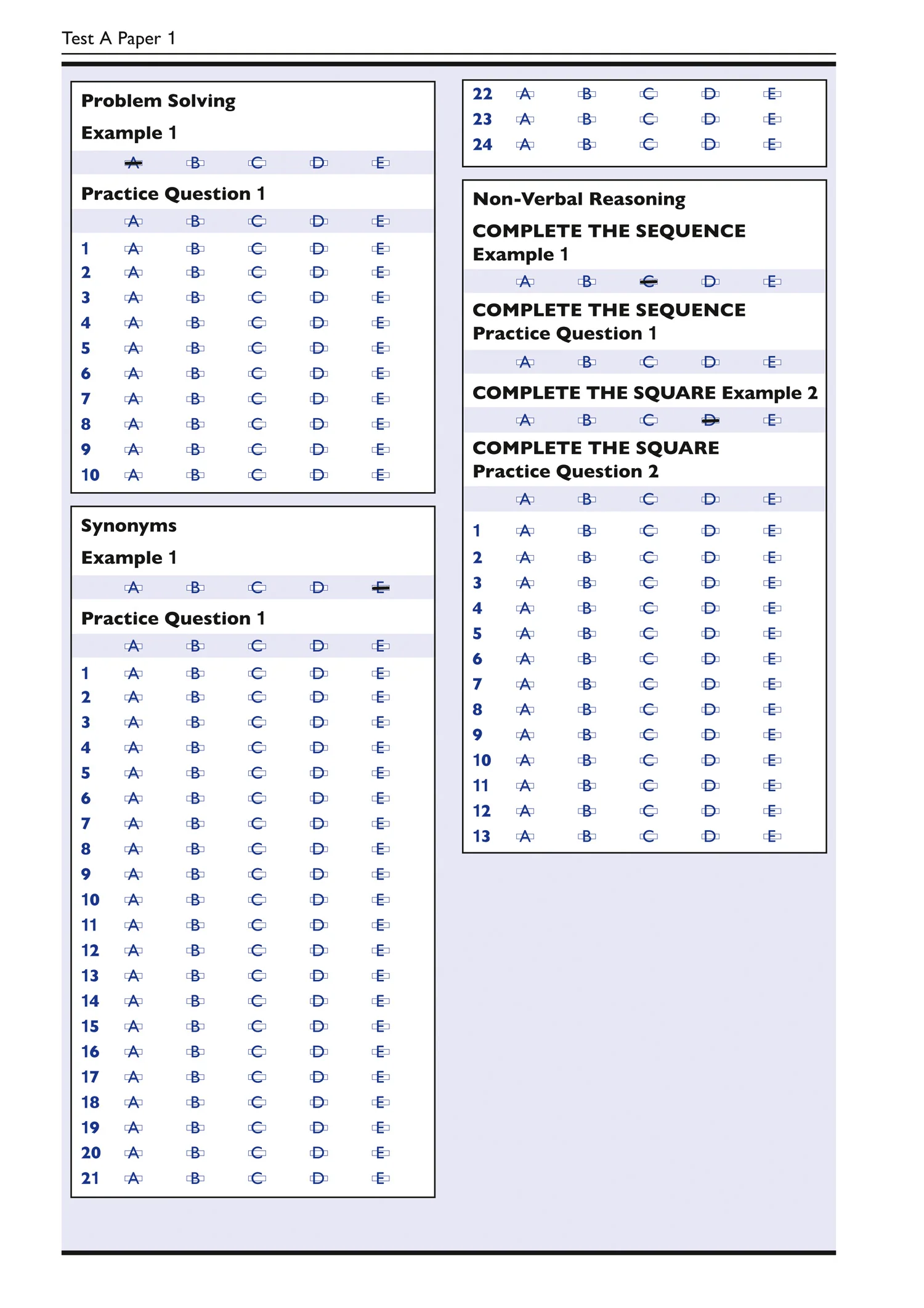 Collins 11+ - 11+ Verbal Reasoning, Non-Verbal Reasoning, English & Maths Practice Papers Book 2 (Bumper Book with 4 sets of tests): For the 2026 CEM Tests - Image 6