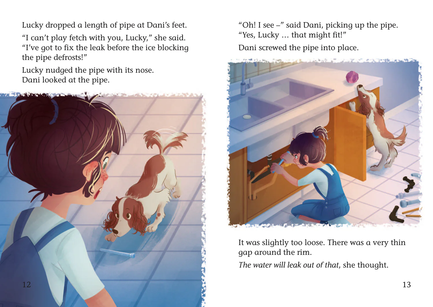 Collins Big Cat - Dani Binns: Problem-solving Plumber: Band 09/Gold - Image 3