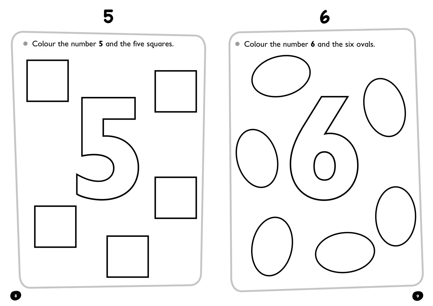 Collins Easy Learning Preschool - Colouring Numbers and Shapes Early Years Age 3+ - Image 3