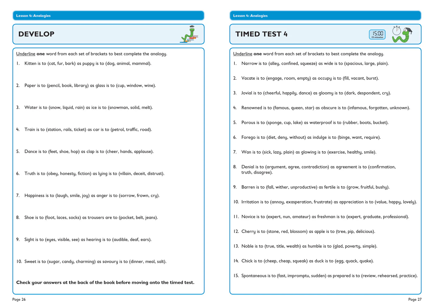Collins 11+ - 11+ Verbal Reasoning Vocabulary Support and Practice Workbook: For the 2026 CEM Tests - Image 4