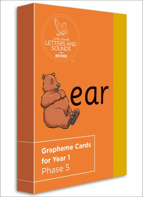 Big Cat Phonics for Little Wandle Letters and Sounds Revised - Grapheme Cards for Year 1: Phase 5