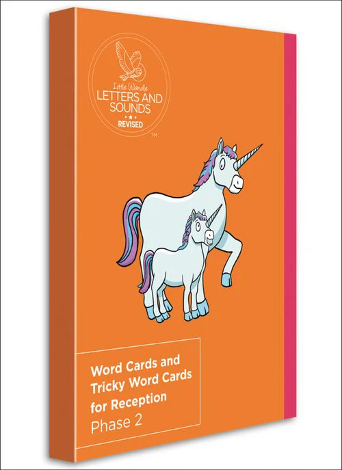 Big Cat Phonics for Little Wandle Letters and Sounds Revised - Word Cards and Tricky Word Cards for Reception: Phase 2