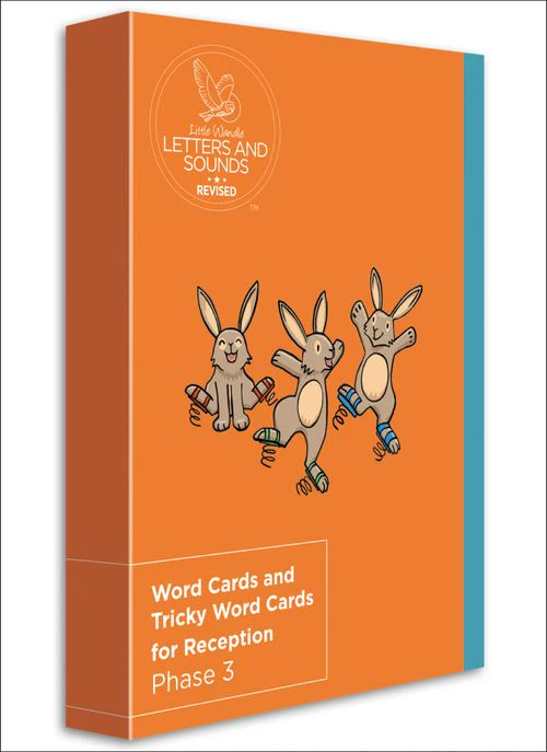 Big Cat Phonics for Little Wandle Letters and Sounds Revised - Word Cards and Tricky Word Cards for Reception: Phase 3