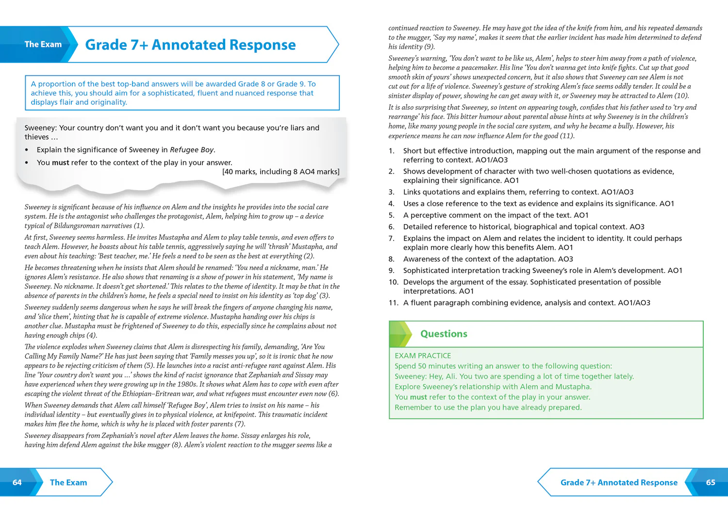 Collins GCSE Grade 9-1 SNAP Revision - Refugee Boy Edexcel GCSE 9-1 English Literature Text Guide: Ideal for the 2026 and 2027 exams - Image 5