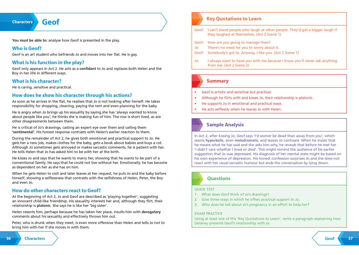 Collins GCSE Grade 9-1 SNAP Revision - A Taste of Honey AQA GCSE 9-1 English Literature Text Guide: Ideal for the 2026 and 2027 exams - Image 4