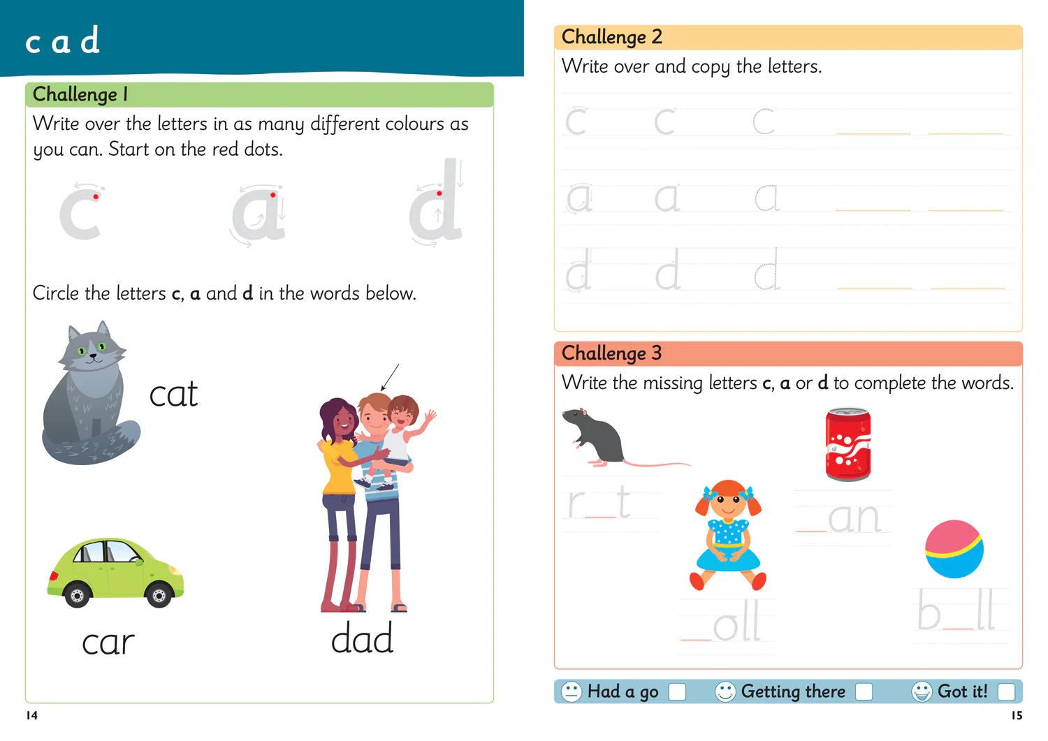 Collins KS1 Practice - Year 1 Handwriting Targeted Practice Workbook: Ideal for use at home - Image 4