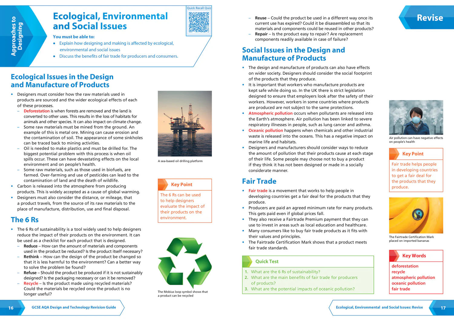 Collins GCSE Grade 9-1 Revision - AQA GCSE 9-1 Design & Technology Complete Revision & Practice: Ideal for the 2026 and 2027 exams includes online edition, quizzes and video solutions (Second edition) - Image 3