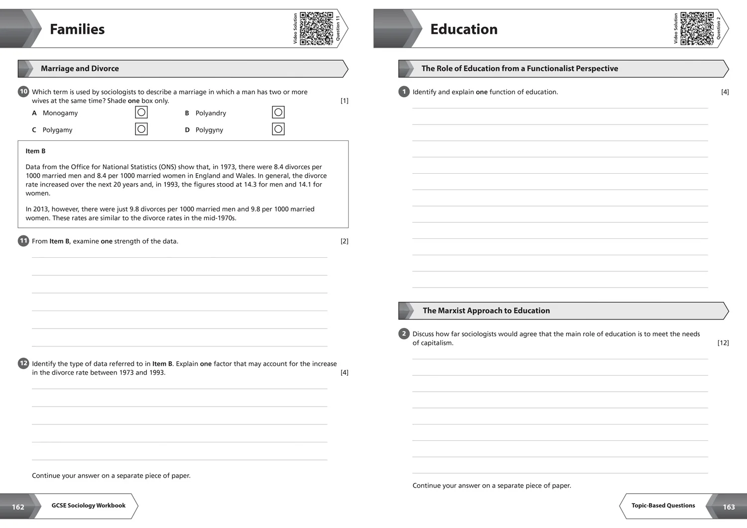 Collins GCSE Grade 9-1 Revision - AQA GCSE 9-1 Sociology All-in-One Complete Revision and Practice: Ideal for the 2026 and 2027 exams includes online edition, quizzes and video solutions (Second edition) - Image 8