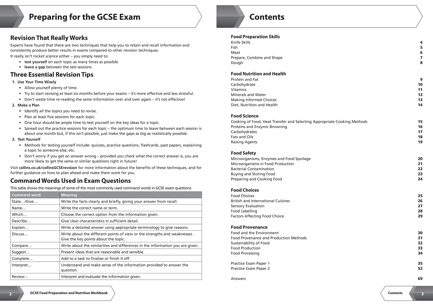 Collins GCSE Grade 9-1 Revision - AQA GCSE 9-1 Food Preparation & Nutrition Workbook: Ideal for the 2026 and 2027 exams (Second edition) - Image 2