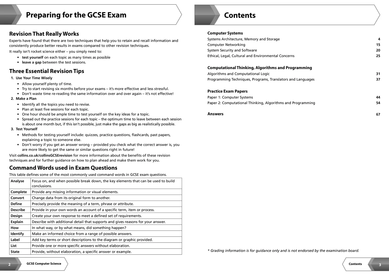 Collins GCSE Grade 9-1 Revision - OCR GCSE 9-1 Computer Science Workbook: Ideal for the 2026 and 2027 exams (Third edition) - Image 2