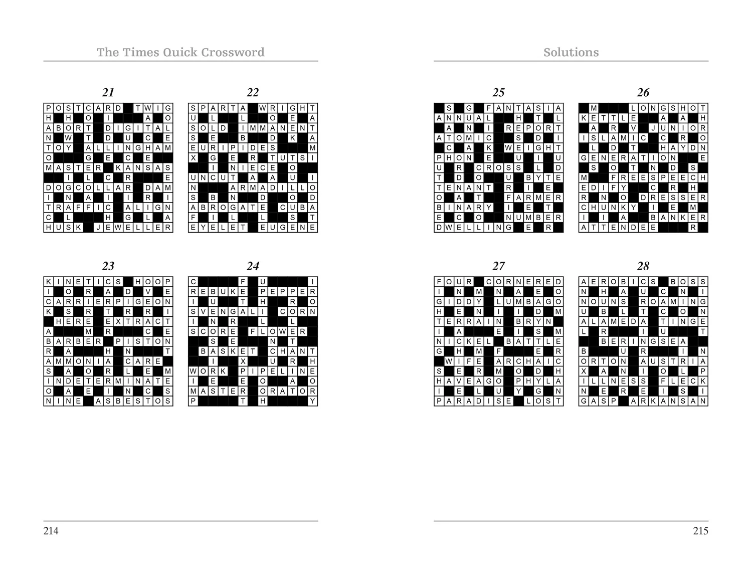 The Times Crosswords - The Times Quick Crossword Book 27: 100 General Knowledge Puzzles - Image 3