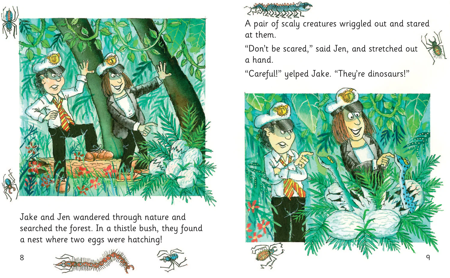 Big Cat Phonics for Little Wandle Letters and Sounds Revised - Jake and Jen in the Lost Land of Dinosaurs: Phase 5 Set 4 Stretch and challenge - Image 3