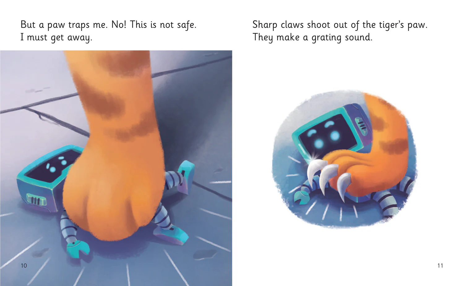 Big Cat Phonics for Little Wandle Letters and Sounds Revised - The Robot Meets a Tiger: Phase 5 Set 2 - Image 3