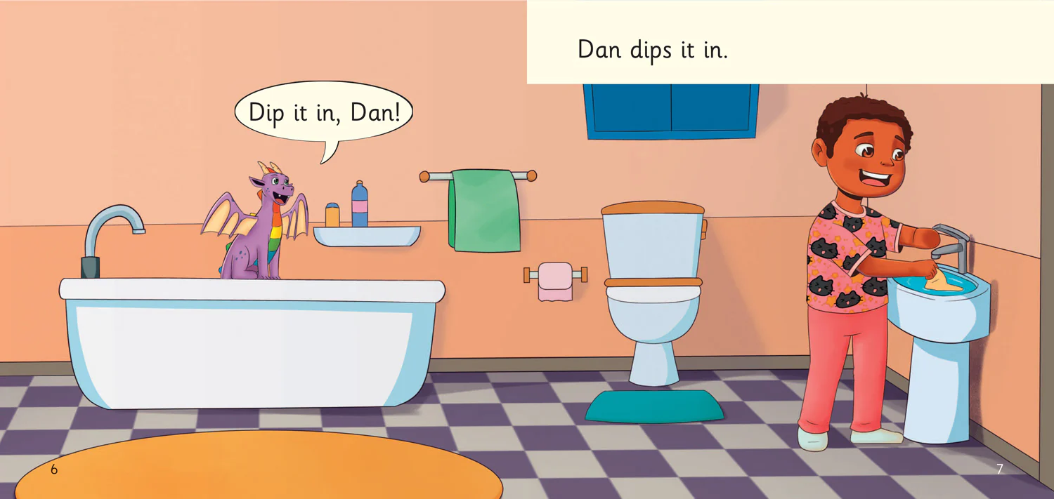 Big Cat Phonics for Little Wandle Letters and Sounds Revised - Dan Pats Nim: Phase 2 Set 2 - Image 4