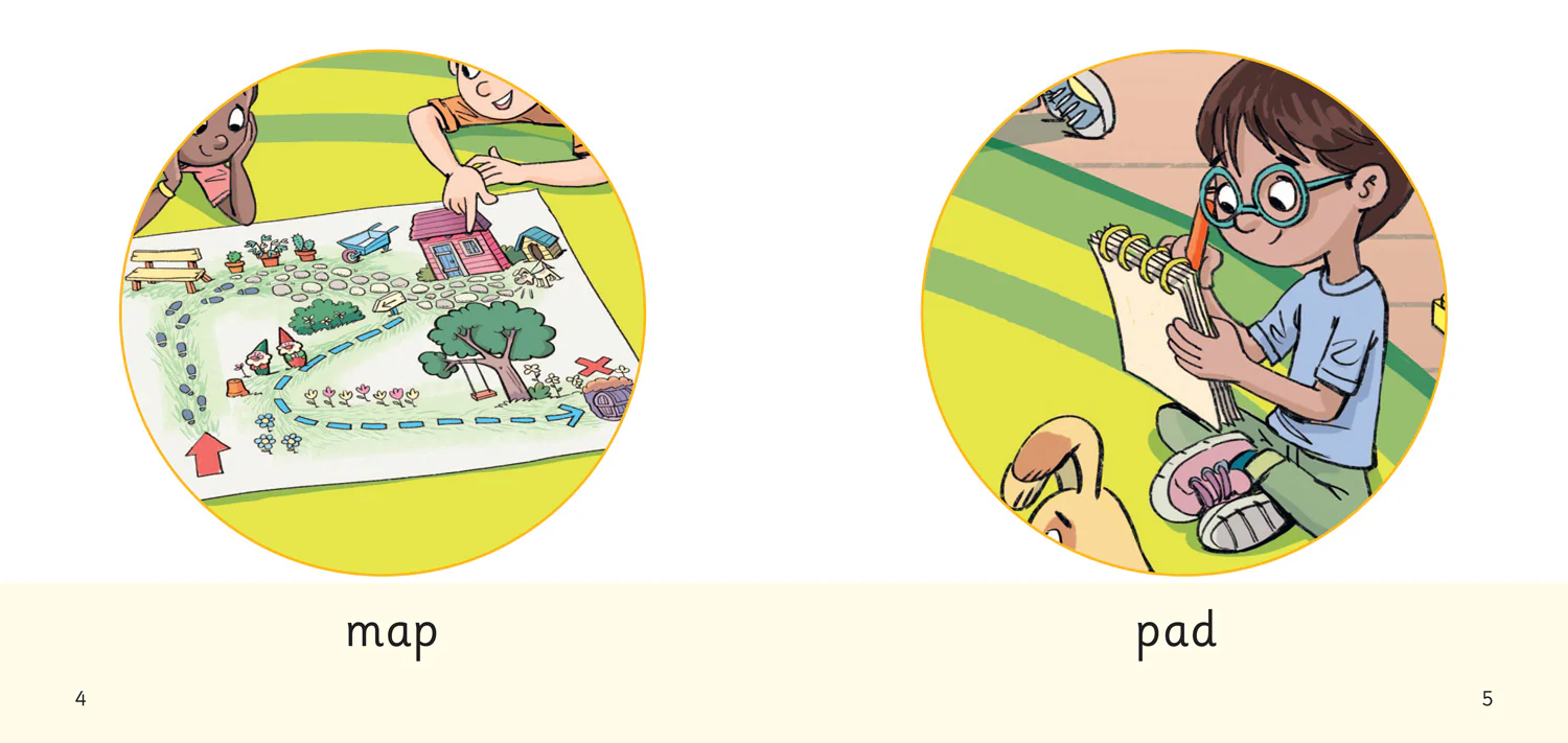 Big Cat Phonics for Little Wandle Letters and Sounds Revised - A map!: Phase 2 Set 2 Blending practice - Image 2