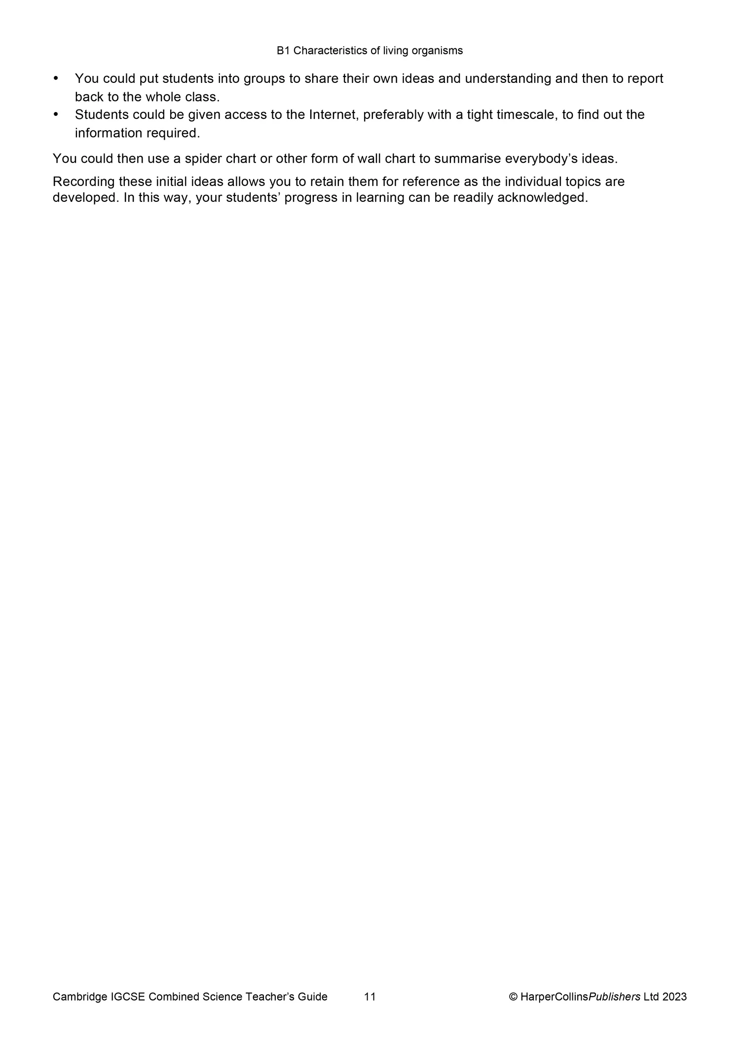 Collins Cambridge IGCSE™ - Cambridge IGCSE™ Combined Science Teacher Guide: (Second edition) - Image 12