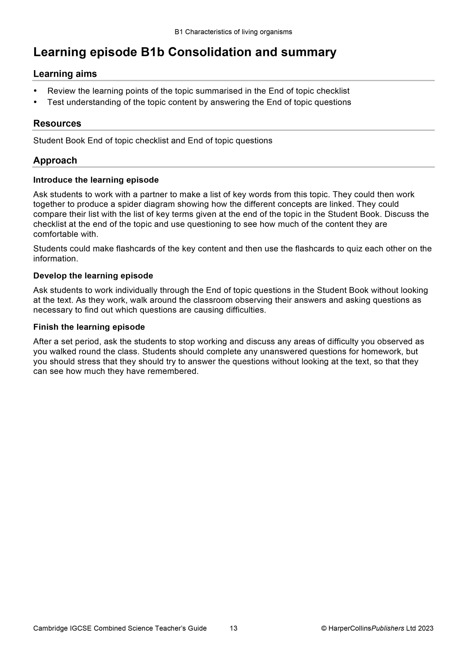 Collins Cambridge IGCSE™ - Cambridge IGCSE™ Combined Science Teacher Guide: (Second edition) - Image 14