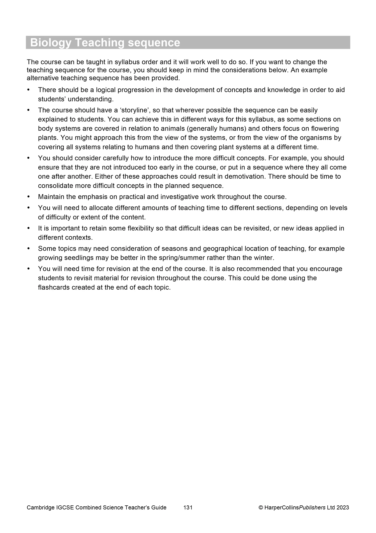Collins Cambridge IGCSE™ - Cambridge IGCSE™ Combined Science Teacher Guide: (Second edition) - Image 15