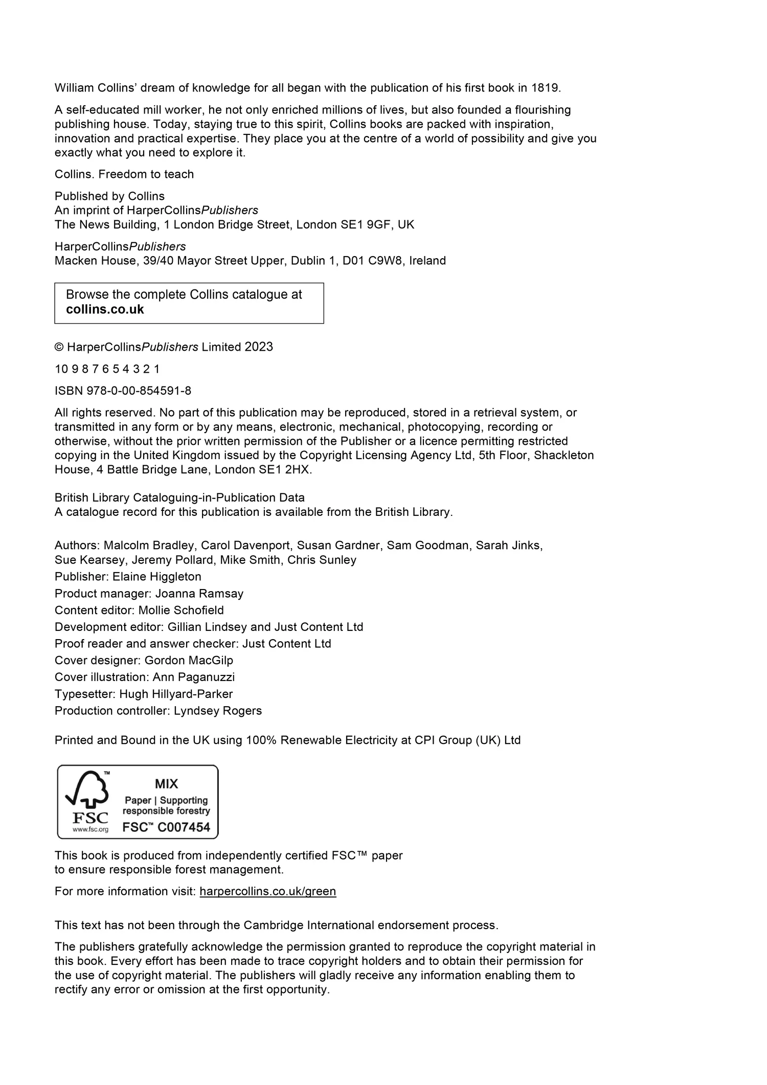 Collins Cambridge IGCSE™ - Cambridge IGCSE™ Combined Science Teacher Guide: (Second edition) - Image 3