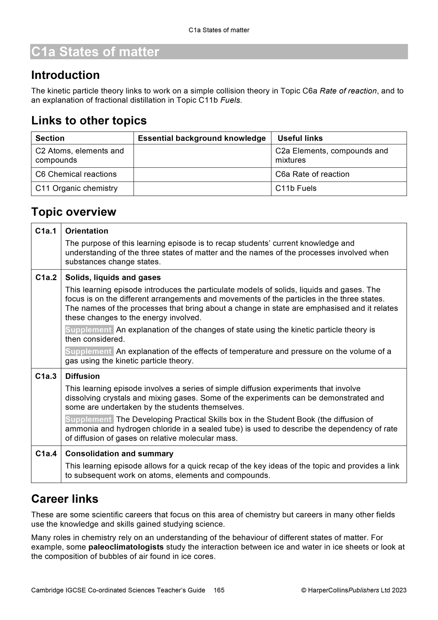 Collins Cambridge IGCSE™ - Cambridge IGCSE™ Co-ordinated Sciences Teacher Guide: (Second edition) - Image 111