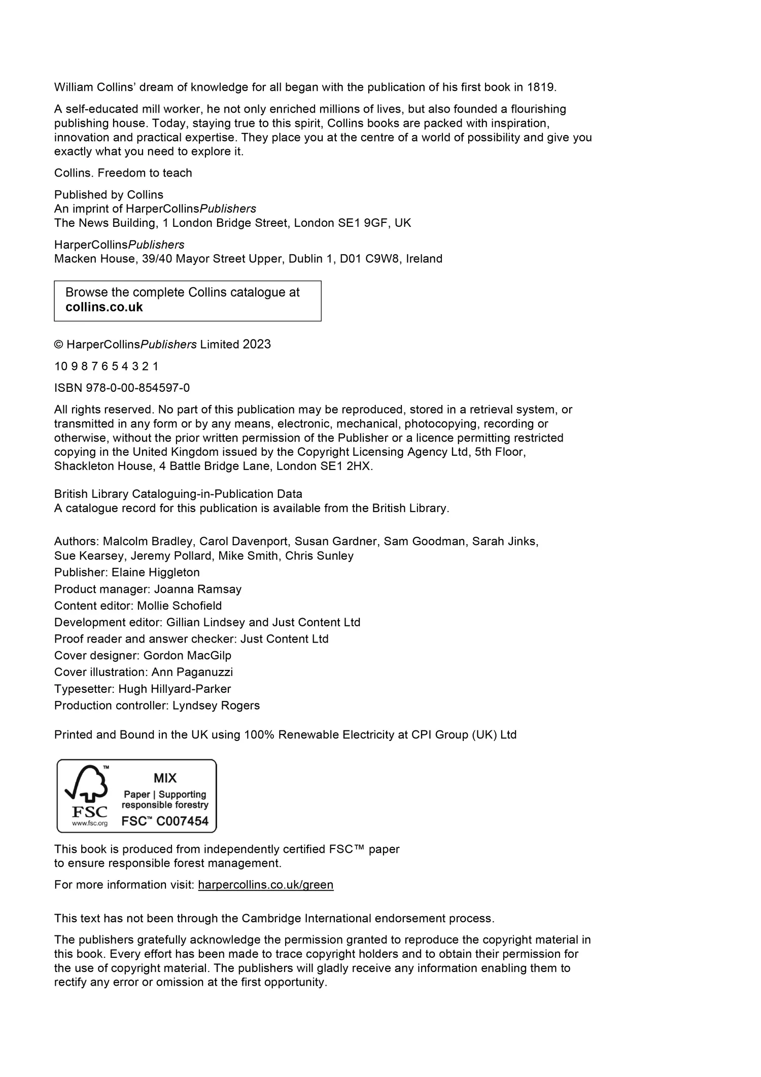 Collins Cambridge IGCSE™ - Cambridge IGCSE™ Co-ordinated Sciences Teacher Guide: (Second edition) - Image 3