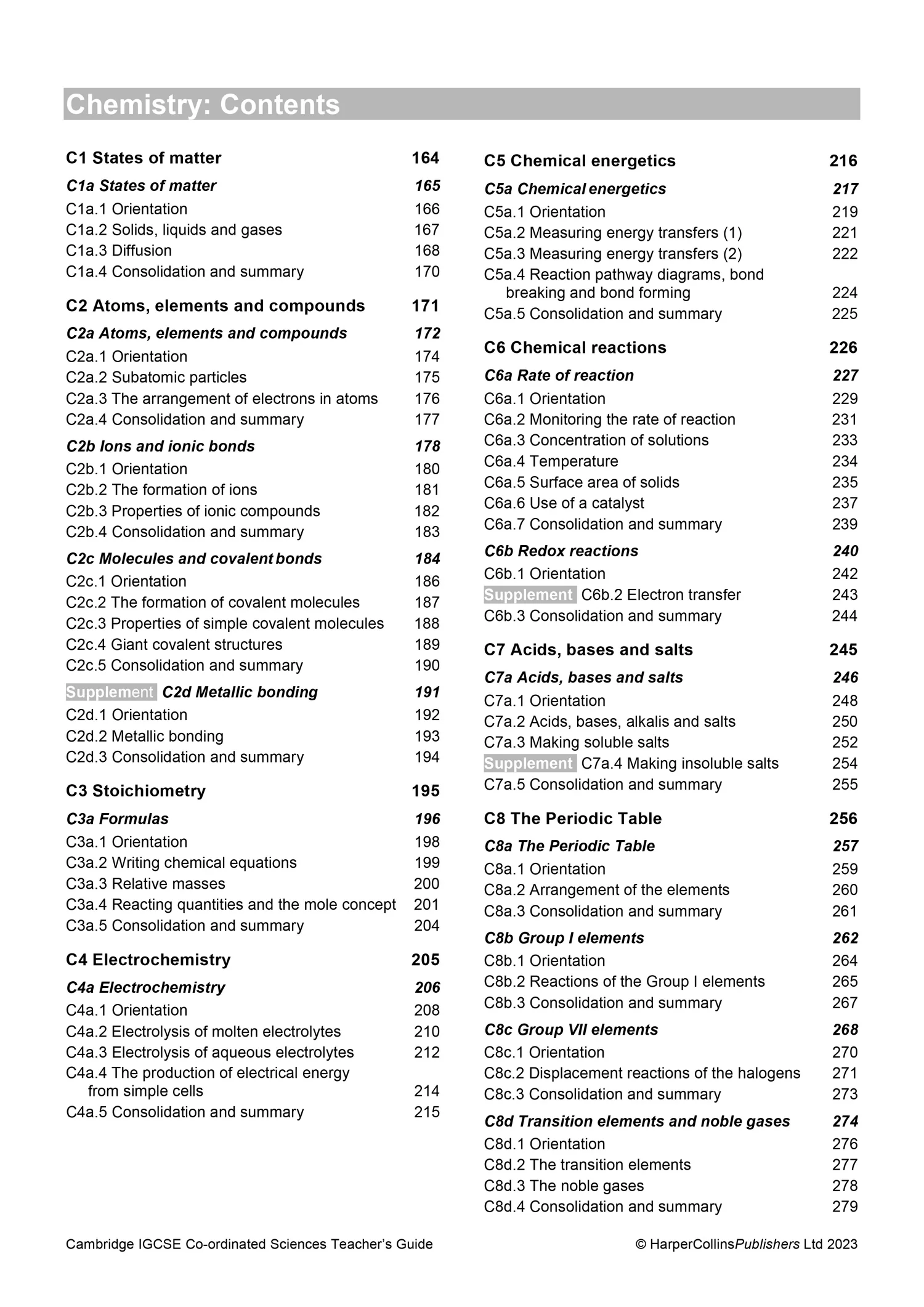 Collins Cambridge IGCSE™ - Cambridge IGCSE™ Co-ordinated Sciences Teacher Guide: (Second edition) - Image 5