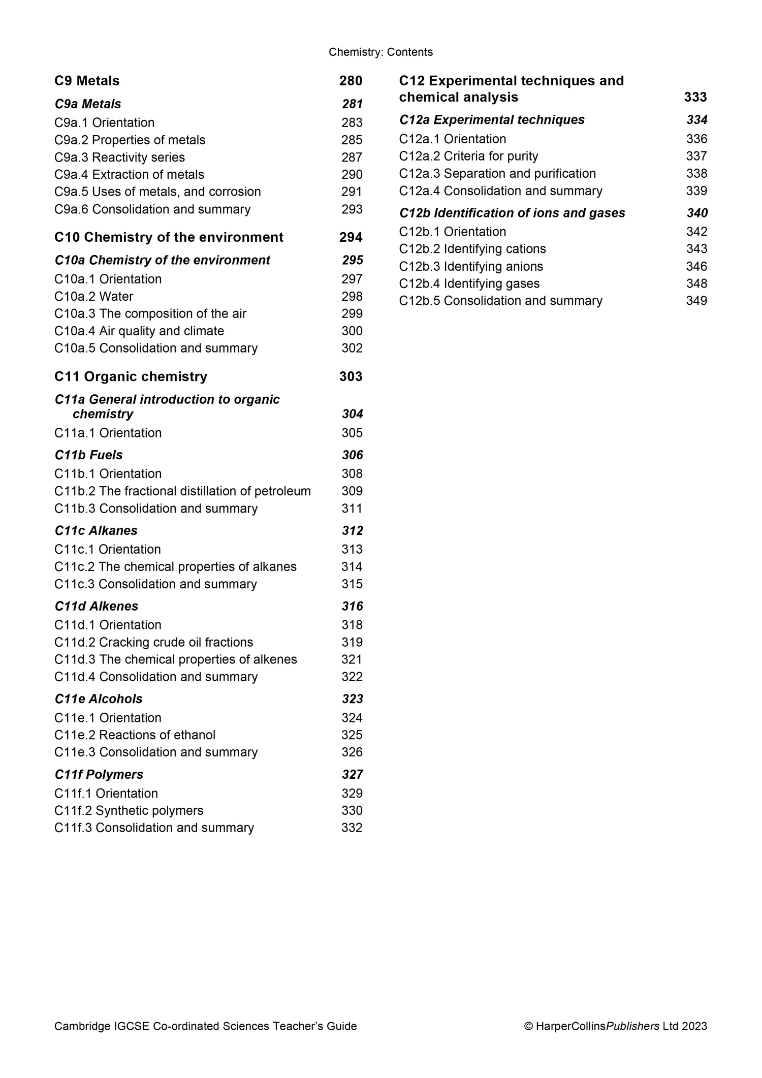 Collins Cambridge IGCSE™ - Cambridge IGCSE™ Co-ordinated Sciences Teacher Guide: (Second edition) - Image 6