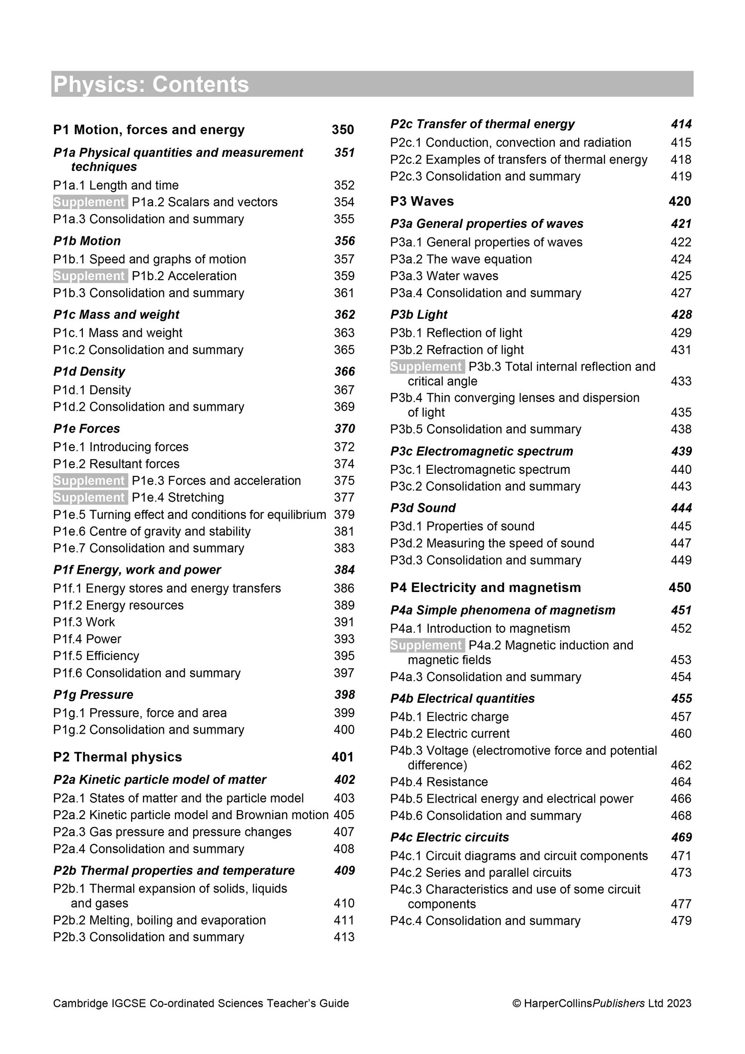 Collins Cambridge IGCSE™ - Cambridge IGCSE™ Co-ordinated Sciences Teacher Guide: (Second edition) - Image 7