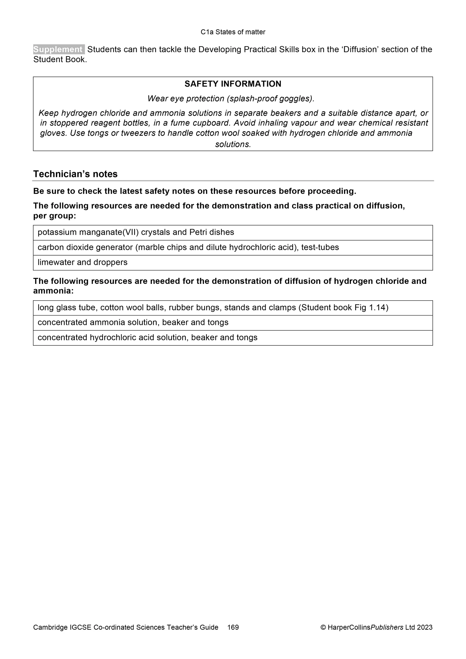 Collins Cambridge IGCSE™ - Cambridge IGCSE™ Co-ordinated Sciences Teacher Guide: (Second edition) - Image 80