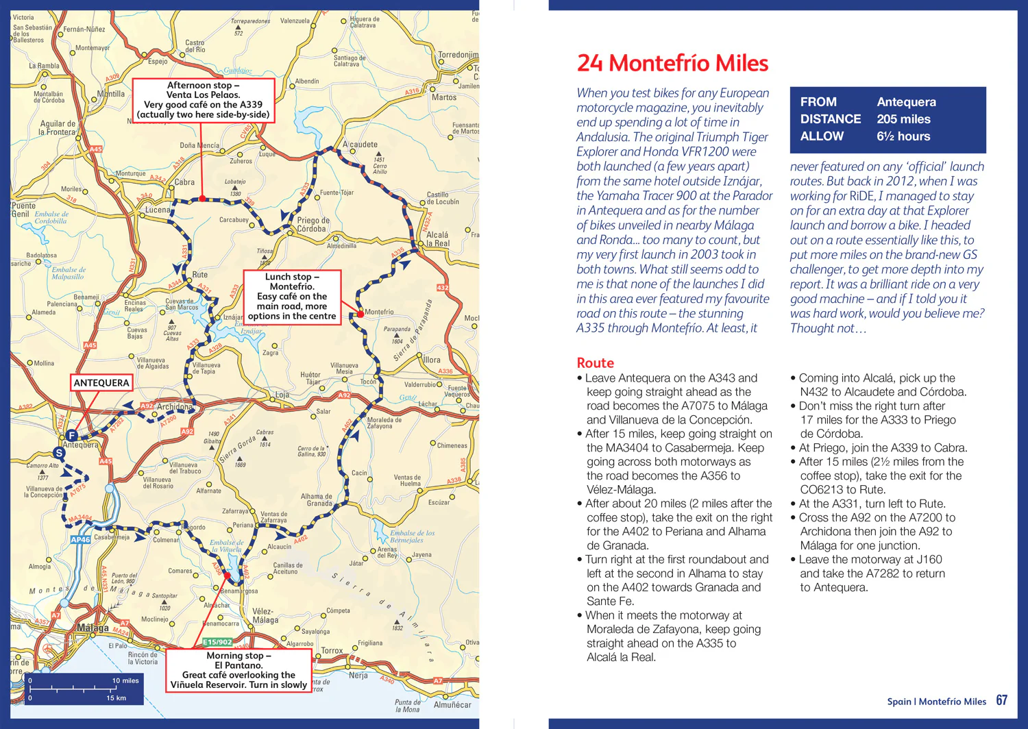 A -Z Europe for Bikers: 100 scenic routes around Europe