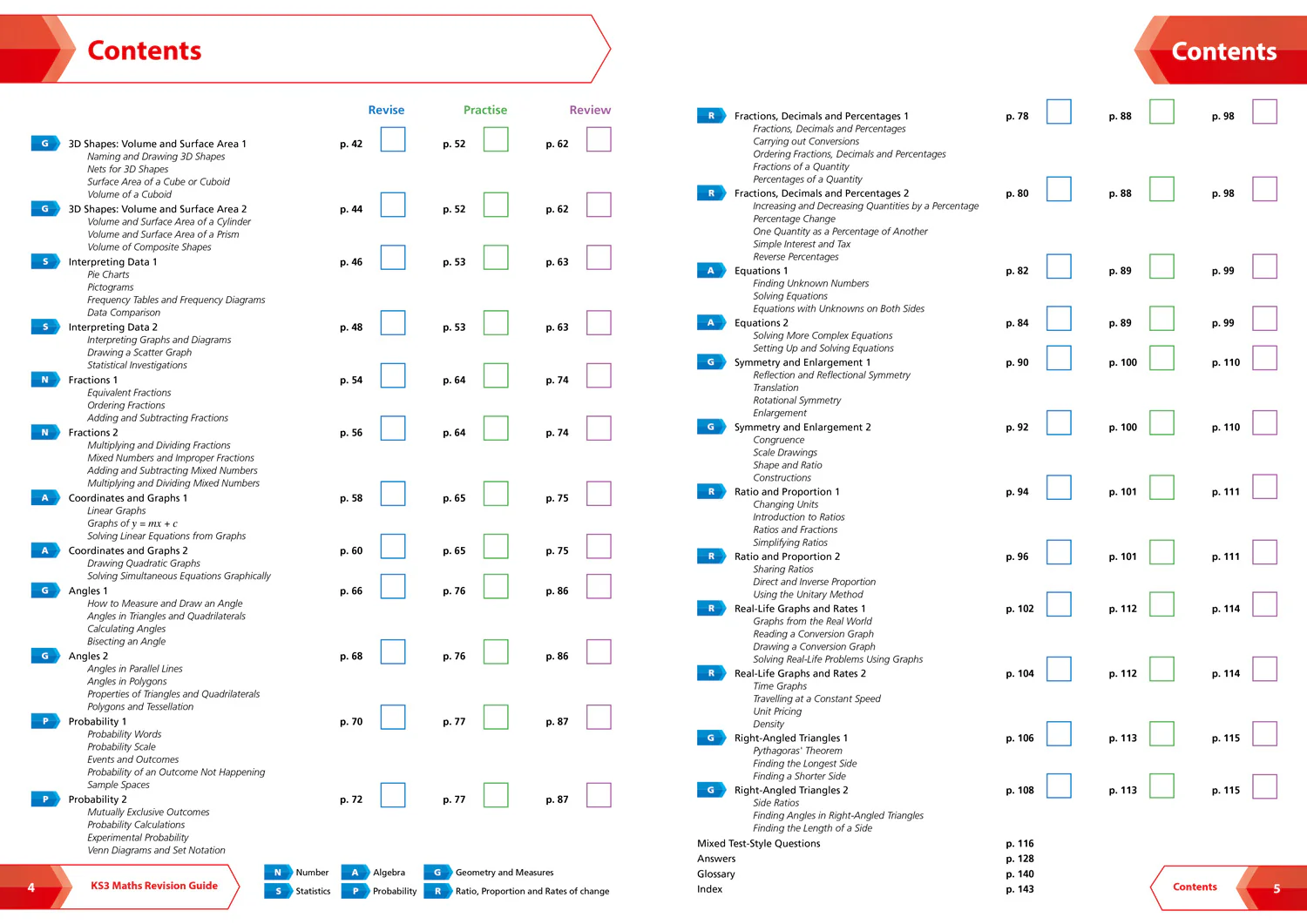 Collins KS3 Revision - KS3 Maths Higher Level All-in-One Complete Revision and Practice: Ideal for Years 7, 8 and 9 - Image 3