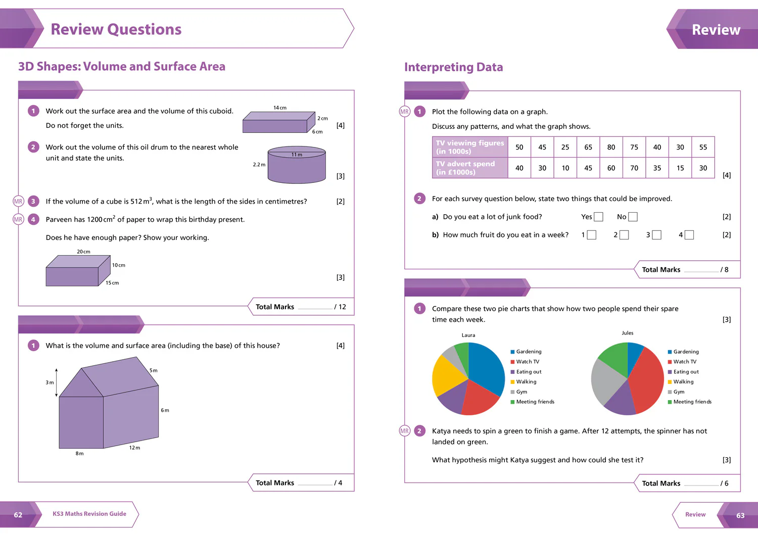 Collins KS3 Revision - KS3 Maths Higher Level All-in-One Complete Revision and Practice: Ideal for Years 7, 8 and 9 - Image 5