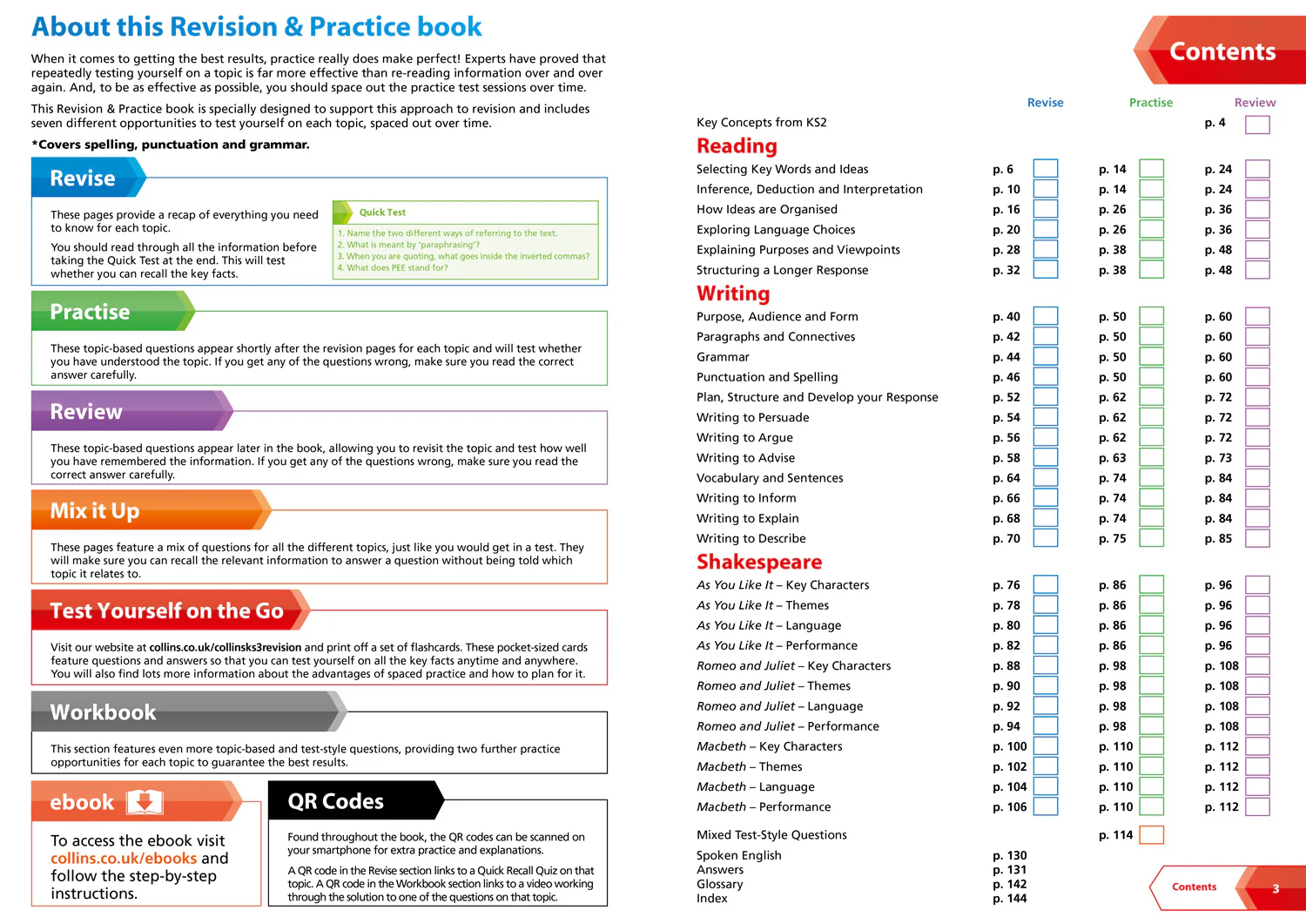 Collins KS3 Revision - KS3 English All-in-One Complete Revision and Practice: Ideal for Years 7, 8 and 9 - Image 2