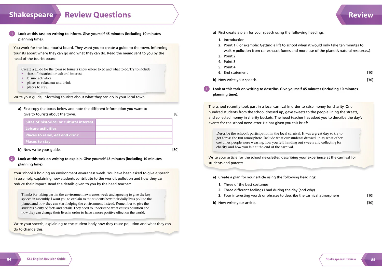 Collins KS3 Revision - KS3 English All-in-One Complete Revision and Practice: Ideal for Years 7, 8 and 9 - Image 5