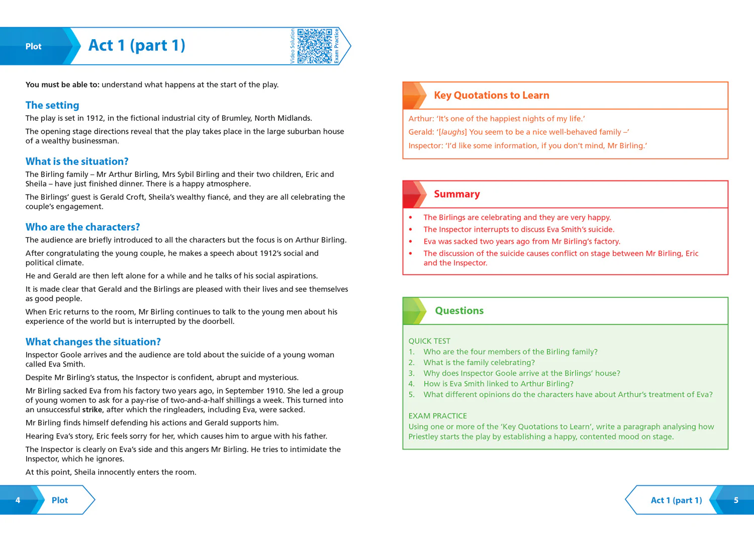 Collins GCSE Grade 9-1 SNAP Revision - An Inspector Calls: AQA GCSE 9-1 English Literature Text Guide: Ideal for the 2026 and 2027 exams - Image 3