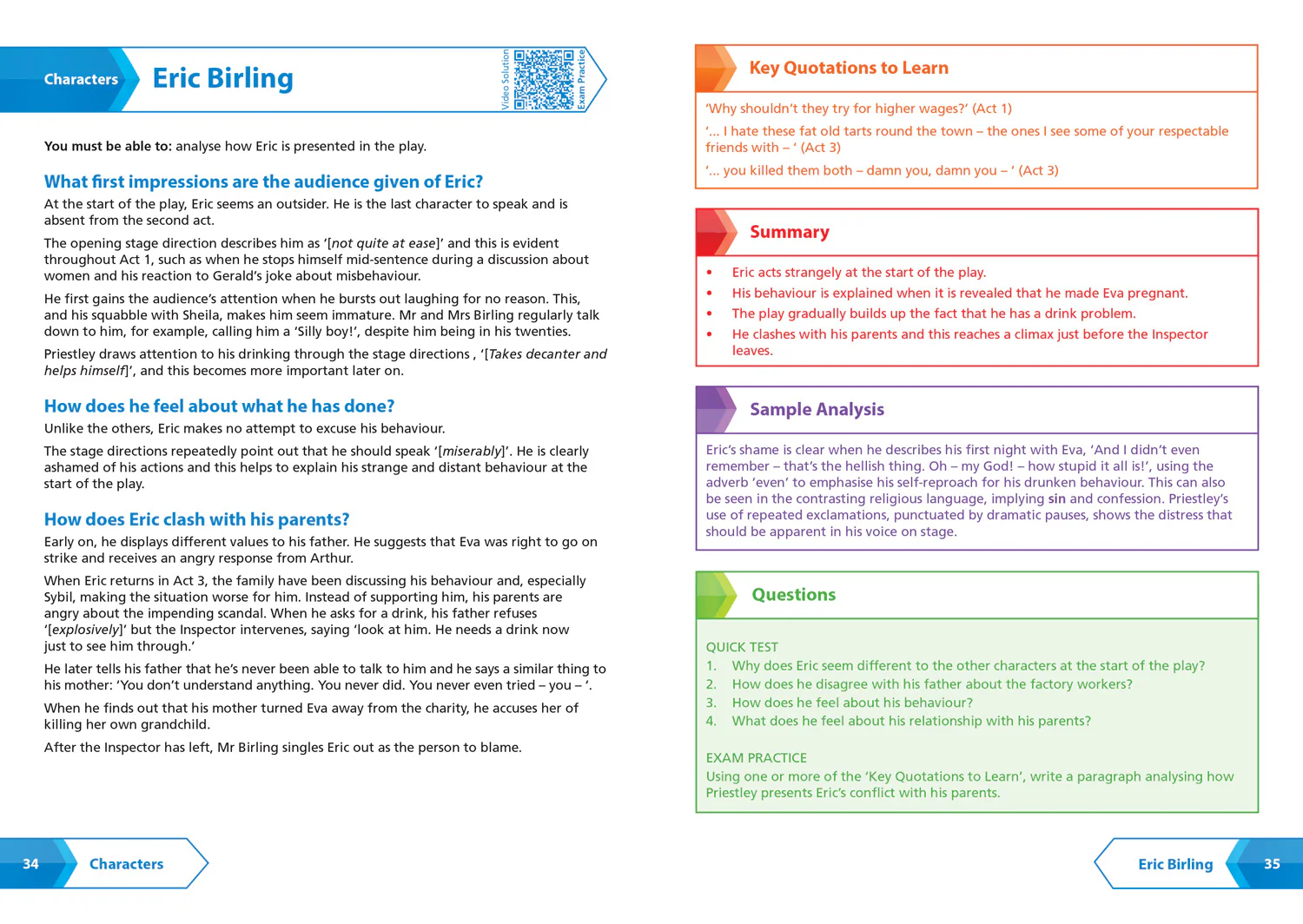 Collins GCSE Grade 9-1 SNAP Revision - An Inspector Calls: AQA GCSE 9-1 English Literature Text Guide: Ideal for the 2026 and 2027 exams - Image 4