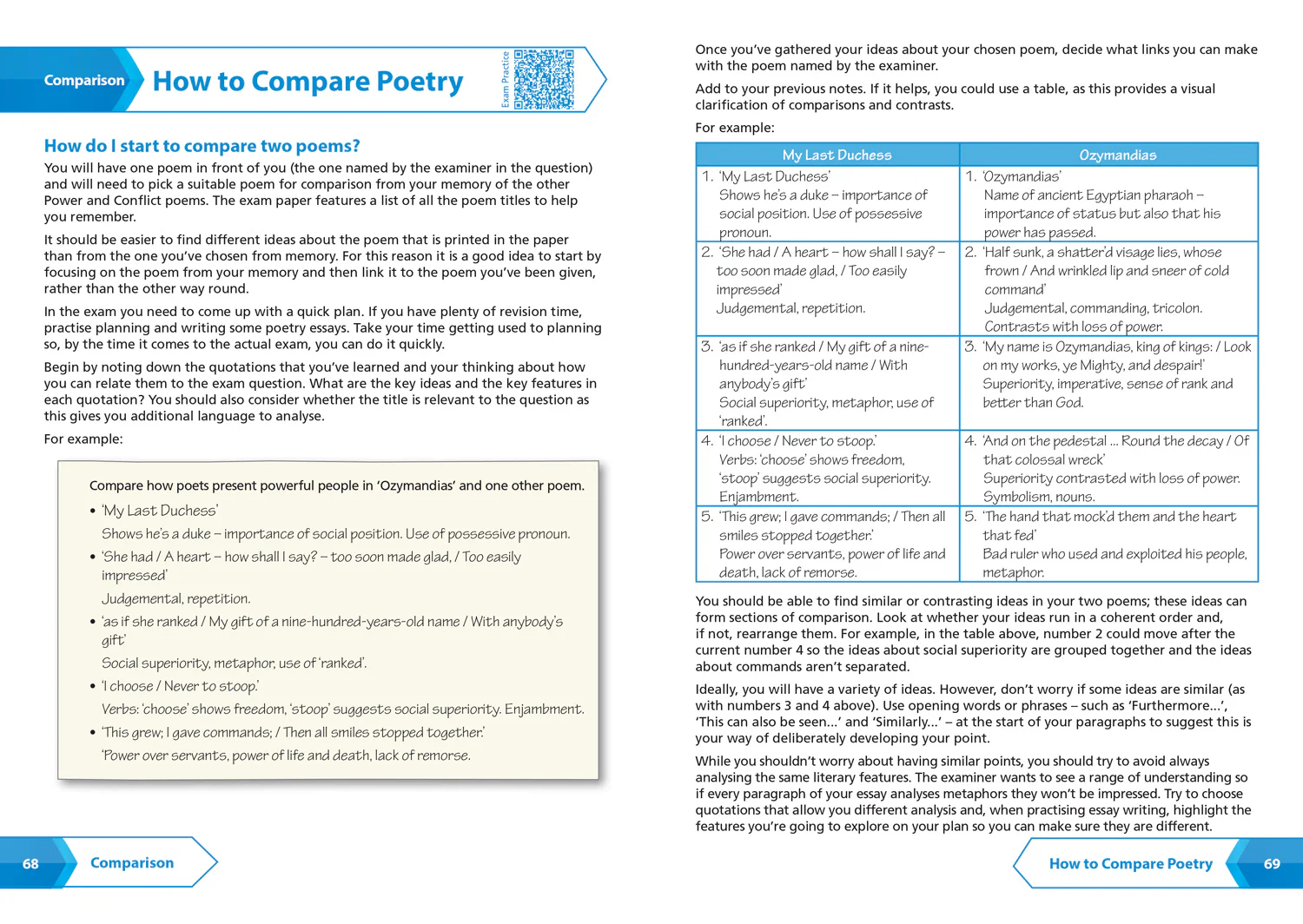 Collins GCSE Grade 9-1 SNAP Revision - AQA Poetry Anthology Power and Conflict Revision Guide: Ideal for the 2026 and 2027 exams - Image 5