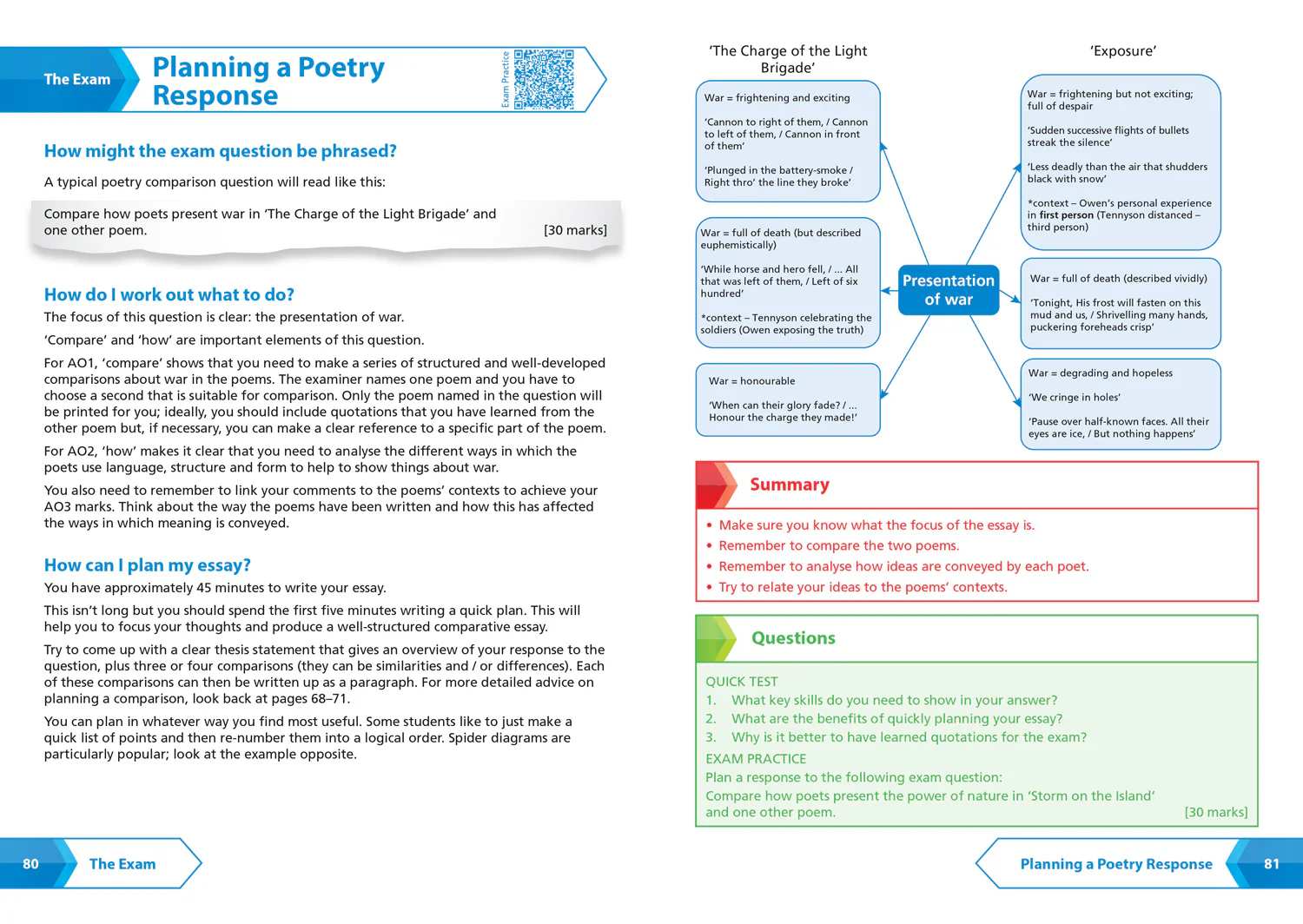 Collins GCSE Grade 9-1 SNAP Revision - AQA Poetry Anthology Power and Conflict Revision Guide: Ideal for the 2026 and 2027 exams - Image 6