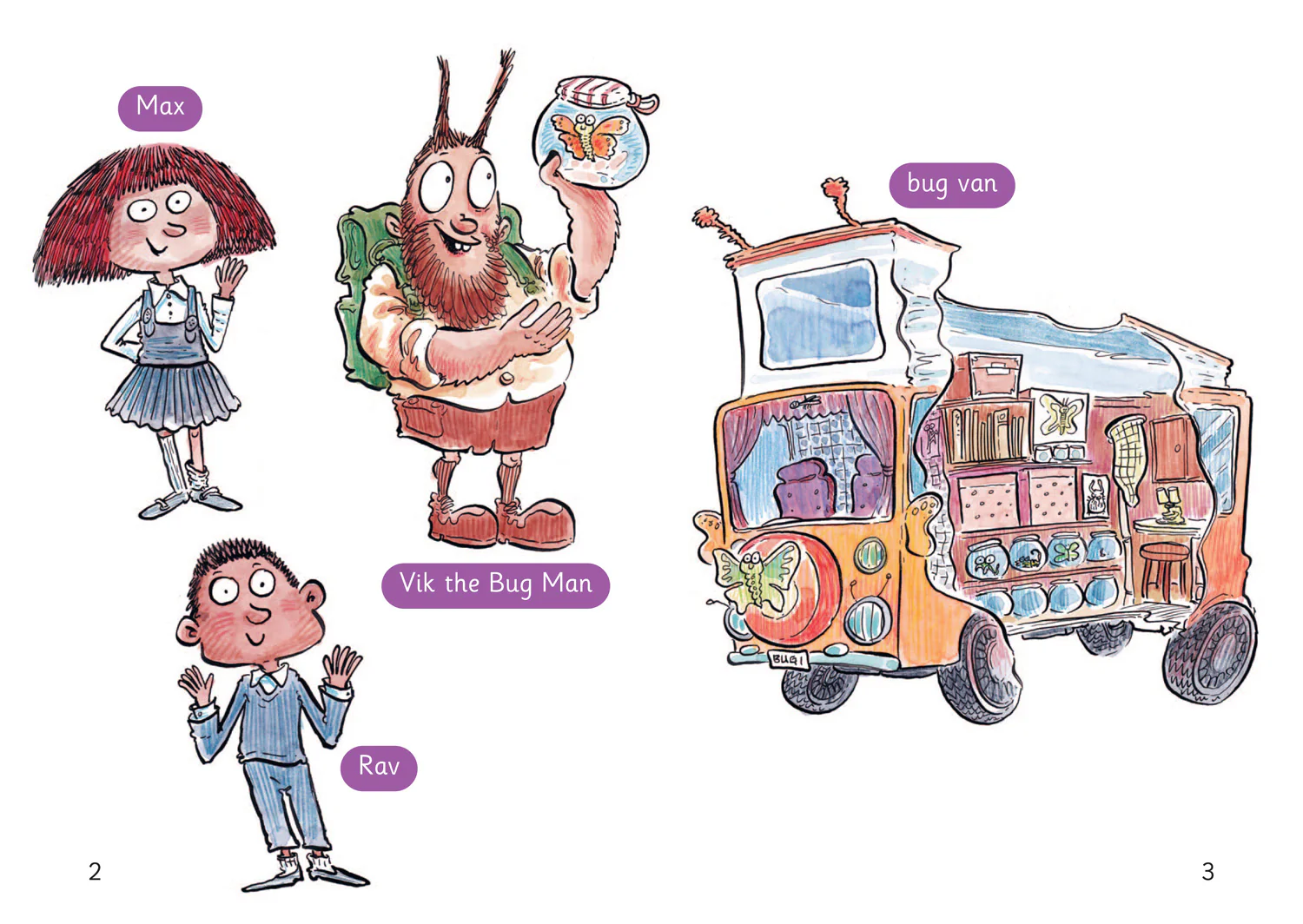 Big Cat Phonics for Little Wandle Letters and Sounds Revised – Age 7+ - The Bug Man: Phase 2 Set 5 - Image 2