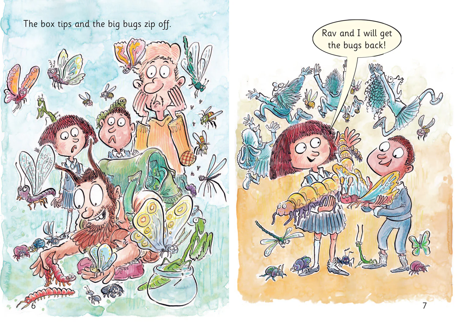 Big Cat Phonics for Little Wandle Letters and Sounds Revised – Age 7+ - The Bug Man: Phase 2 Set 5 - Image 3