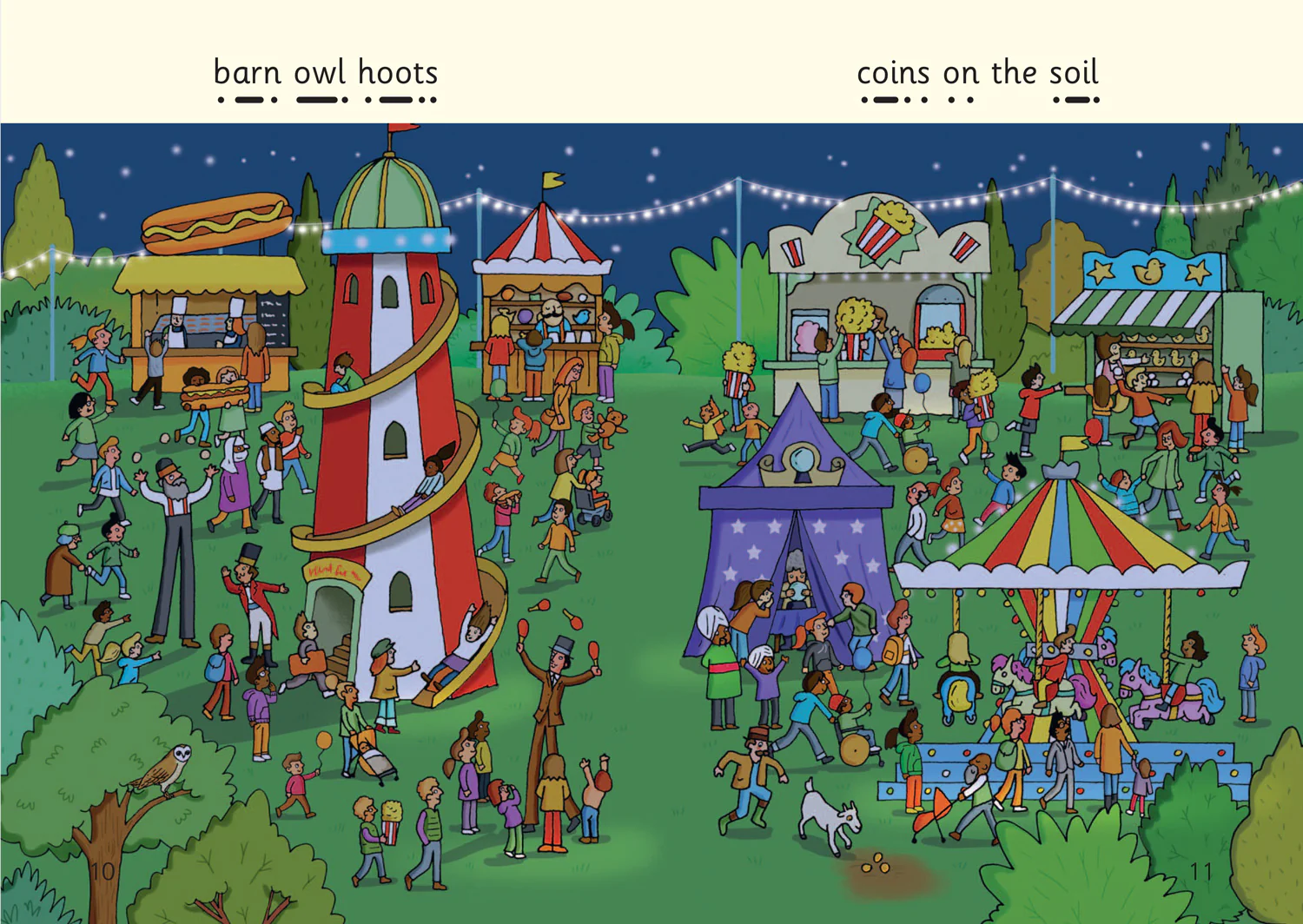 Big Cat Phonics for Little Wandle Letters and Sounds Revised – Age 7+ - Barn Owl Sees Town: Phase 3 Set 1 Blending practice - Image 3